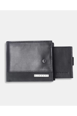 Peněženka Rip Curl MISSION CLIP RFID 2 IN 1  Black