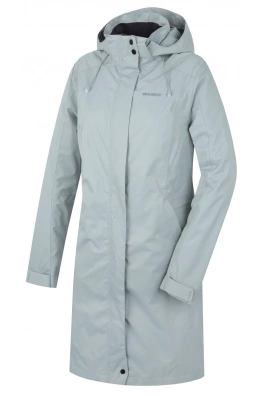 Damski płaszcz typu hardshell Nut L w kolorze wyblakłej zieleni