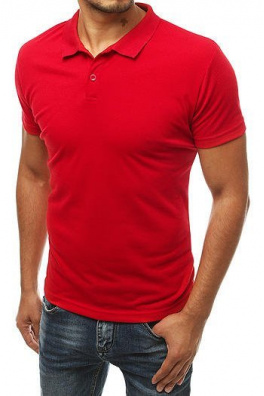 Koszulka polo męska czerwona PX0312