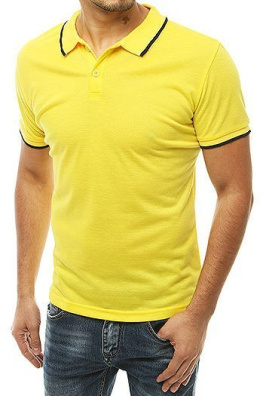Koszulka polo męska żółta PX0315