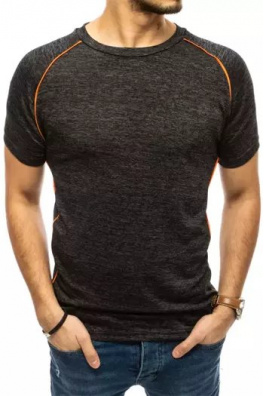 T-shirt męski czarny Dstreet RX4516