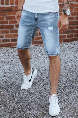 Spodenki męskie jeansowe niebieskie Dstreet SX1518