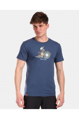 Pánské bavlněné tričko Kilpi VIBE-M Tmavě modrá