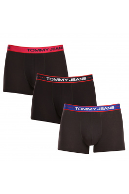 3PACK pánské boxerky Tommy Hilfiger černé Rozmiar: XL