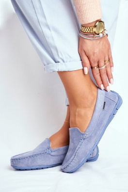 Women’s Loafers Suede Blue Morreno