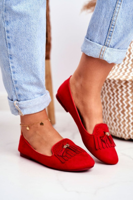 Women’s Loafers Red Lords Fringe Therese