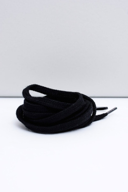 Corbby Black Flat Shoelaces