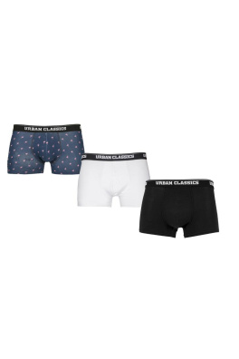 Boxer Shorts 3-Pack Flamingo Aop+wht+blk