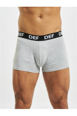 DEF Cost 3-Pack Boxershorts grey