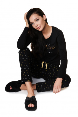 Pantofle Zazzy 39314-99X Czarne Czarny