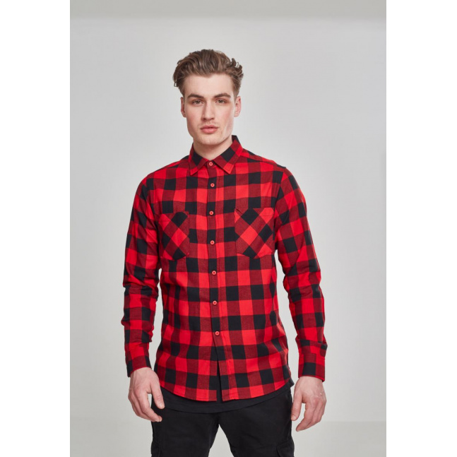 Checked Flanell Shirt blk/red