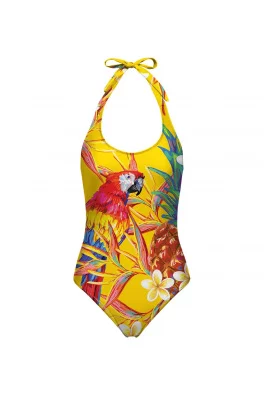 Plavky s otevřenými zády Paradise Parrots