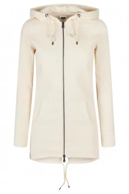 Ladies Sweat Parka whitesand