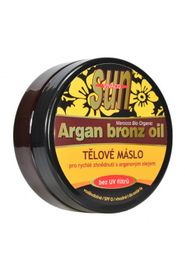 VIVACO Opalovací máslo s BIO arganovým olejem SPF 0 SUN VITAL 200 ml