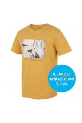 Bawełniana koszulka męska Husky Tee Rings M sv. Żółty
