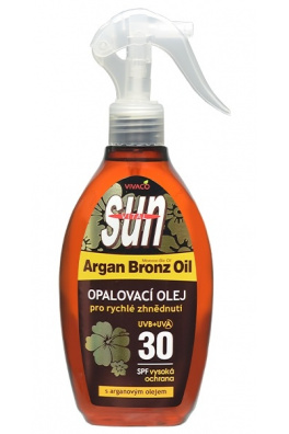 VIVACO Opalovací olej s BIO arganovým olejem SPF 30 SUN VITAL 200 ml