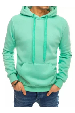 Bluza męska z kapturem miętowa BX4946
