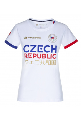 Dámské triko z olympijské kolekce ALPINE PRO AYUMA white varianta m