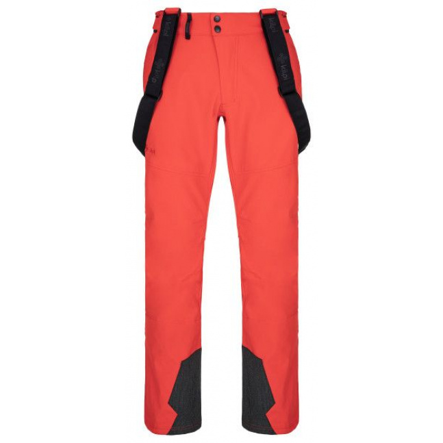 Męskie spodnie narciarskie softshell Kilpi RHEA-M czerwone