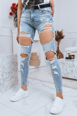 Spodnie damskie jeansowe MAKAO niebieskie Dstreet UY1108