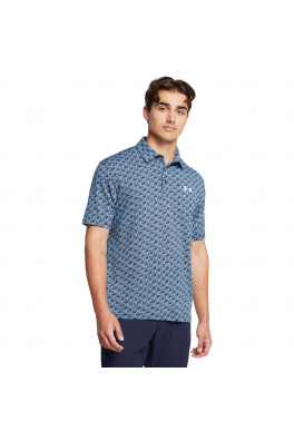 UA Playoff 3.0 Printed Polo-BLU