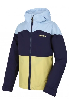 Dziecięca kurtka typu hardshell Nicker K w kolorze jasnozielonym