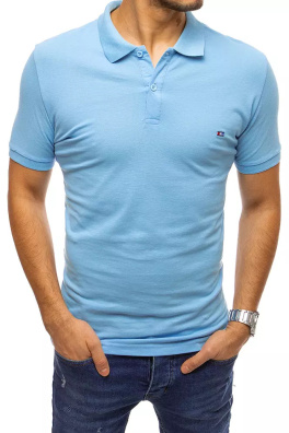Koszulka polo męska błękitna Dstreet PX0327