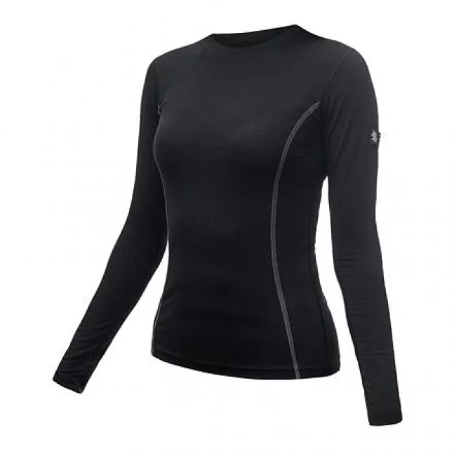 SENSOR MERINO ACTIVE dámské triko dl.rukáv černá velikost L