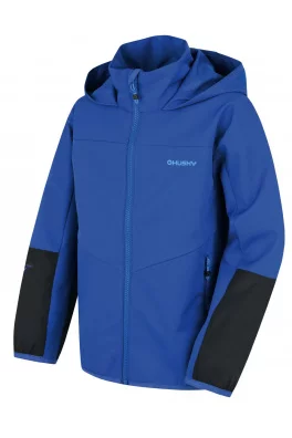 Dziecięca kurtka softshell Sonny K w kolorze niebieskim