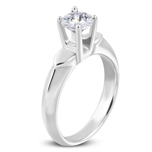 Zásnubní prsten chirurgická ocel elegance stone 