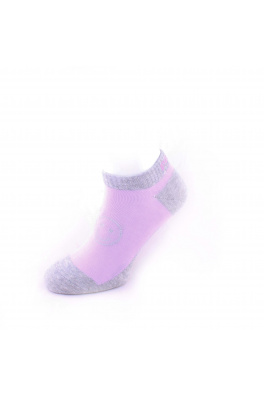 Peak peak anklet socks white melange grey