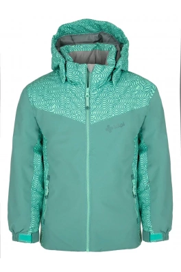 Dziewczęca kurtka narciarska Kilpi JENOVA-JG ciemnozielona