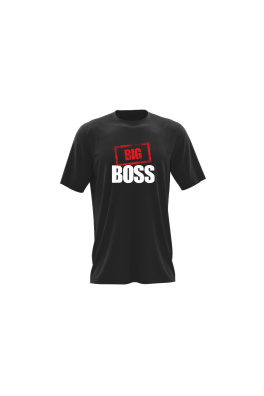 Pánské triko Big Boss Happy Glano - černá