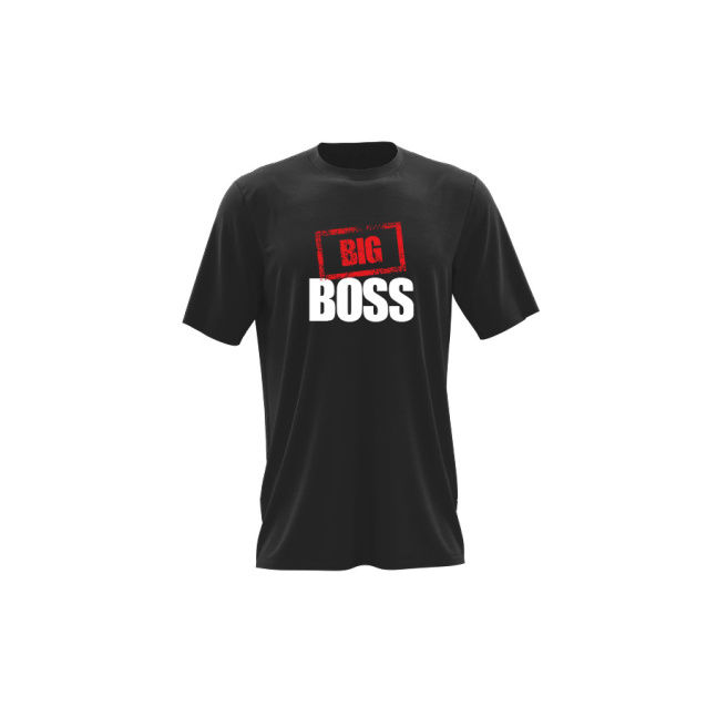 Pánské triko Big Boss Happy Glano - černá