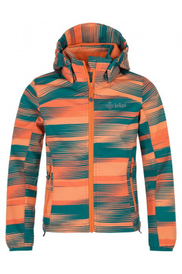 Dziewczęca kurtka softshell Kilpi RAVIA-J koralowa