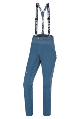 Damskie spodnie outdoorowe Kixees L ciemny turkus
