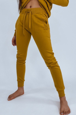 Spodnie damskie dresowe FITS kamelowe UY0552
