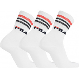 3PACK ponožky Fila bílé (F9090-300)