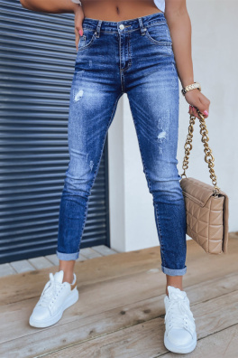 Spodnie damskie jeansowe IWETTA niebieskie Dstreet UY1314
