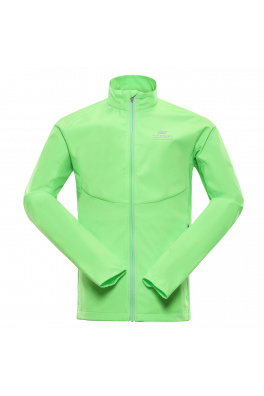 Pánská softshellová bunda s membránou ALPINE PRO MULT neon green gecko