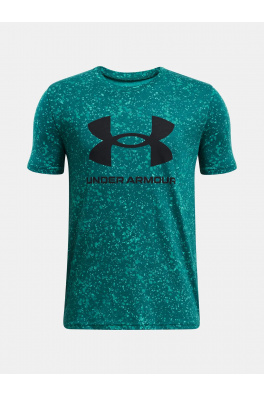 Chlapecké tričko Under Armour SPORSTYLE LOGO AOP SS