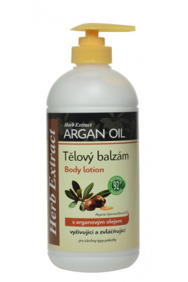 VIVACO Tělový balzám s arganovým olejem HERB EXTRACT 500 ml
