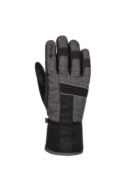 Rękawiczki narciarskie Grant unisex ciemnoszare - Kilpi