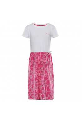 Dětské šaty ALPINE PRO TRANGO magenta varianta pc