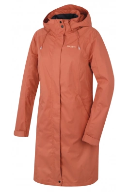 Damski płaszcz typu hardshell Nut L w kolorze bladopomarańczowego