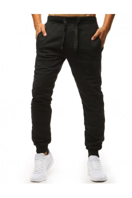 Spodnie męskie dresowe czarne UX2395