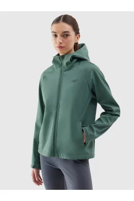 Dámská větruodolná bunda softshell membrána 5000 4F - zelená