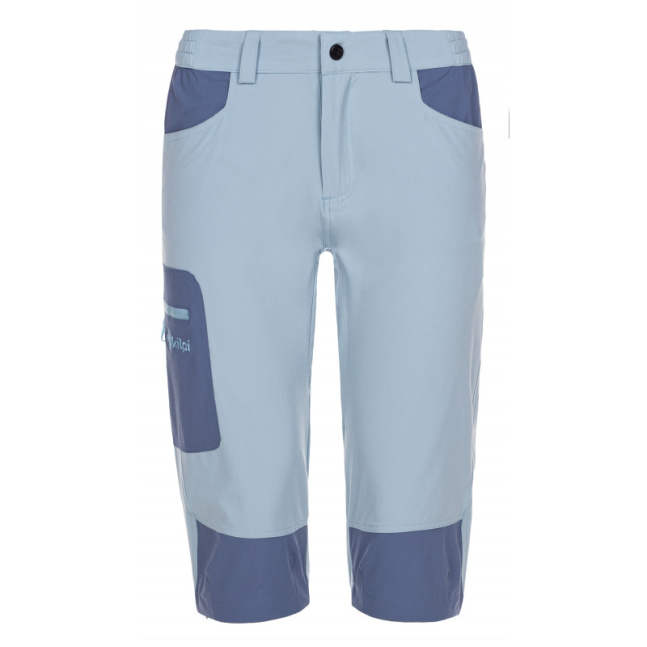 Damskie spodnie outdoorowe 3/4 Otara-w jasnoniebieskie - Kilpi