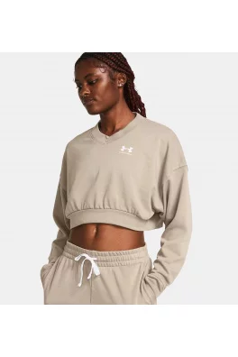 Dámská mikina Under Armour Rival Terry OS Crop Crew