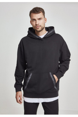 Oversize Logo Hoody black